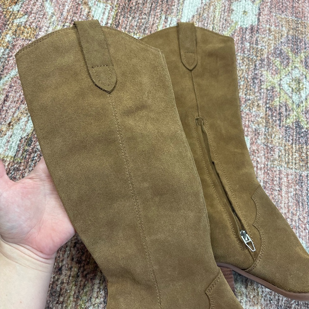 NEW Dolce Vita Regy Suede Western Boots Size 7 - Picture 7 of 14